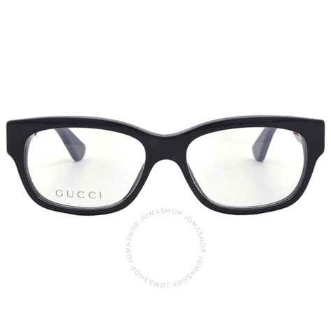 gucci gg0278o 013 black demo lens women's eyeglasses 49 mm|Gucci 49 mm Black Eyeglass Frames .